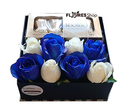 2732 Doce Flower Box Blue