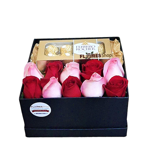 3765  Sweet Flower Box - Red & Pink